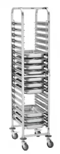 Chariot de transport en inox  GN1/1   18 niveaux  BARTSCHER AGN1800-1/1
